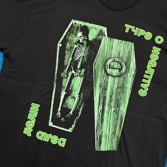 Type O Negative Dead Again Album Coffin Art Metal Band Tee L - Picture 4 of 4